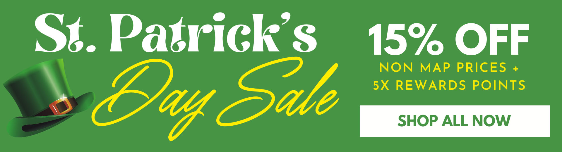 St. Patrick's Sale 2026