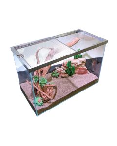 Lifegard Low Iron Glass 10 Gallon Rimless Long Terrarium