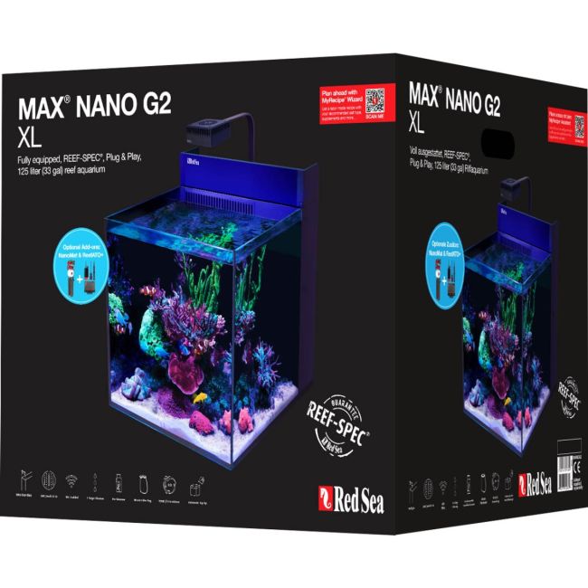 Red Sea Max Nano XL G2 - 33 Gallon Aquarium