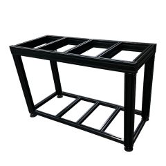 Biotek Marine AluFab 48″ x 24″ x 36″ BLACK Aquarium Stand Kit