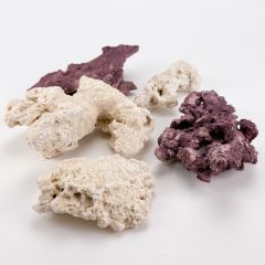 MarcoRocks Frag Mounts 36 lb Box - Natural or Coralline