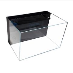 Lifegard CRYSTAL 45 Degree Low Iron Ultra Clear Aquarium Built in Back Filter - 4.14 Gal