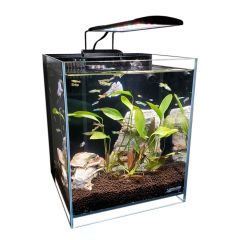 Lifegard 2.65 Gallons Betta 45° Degree Low Iron Ultra Clear Aquarium