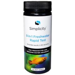 Simplicity 8-in-1 Freshwater Rapid Test - 25 Test Strips