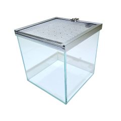 Lifegard Low Iron Glass 3 Gallon Rimless Cube Terrarium
