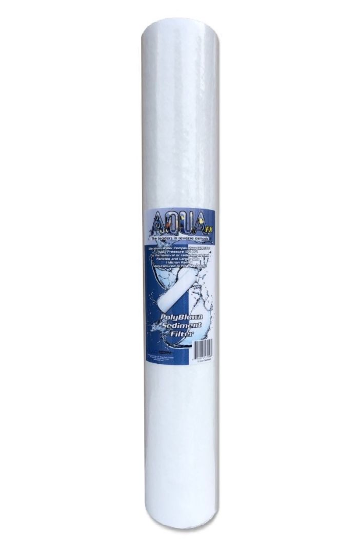 AquaFX Sediment Filter 20" x 2.5" - 1 Micron Poly Blown