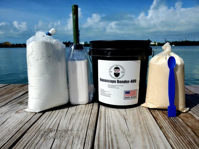 Addictive Reef Keeping White Aquascape Bonder 400 Reef Rock Mortar/Cement Kit
