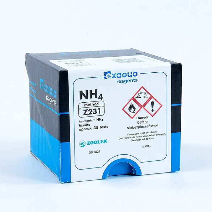 Exaqua WS Total Ammonia NH4 Saltwater Z231 Reagents
