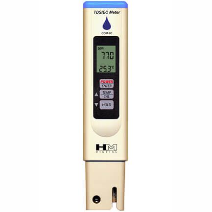 HM Digital COM-80 EC/TDS/Temp Water Resistant HydroTester