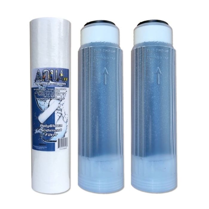 AquaFX RO Dolphin 10" w/ Chloramine Blaster Filter Set