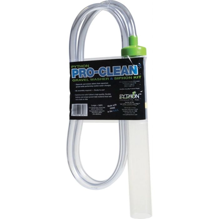 Python Pro-Clean Gravel Washers With Syphon Tubes