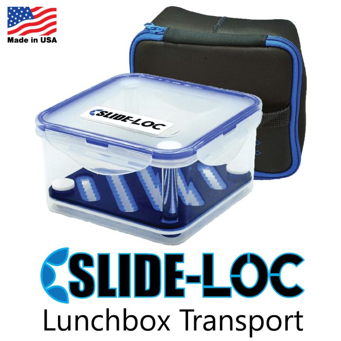 Slide-Loc Black Lunchbox Containers