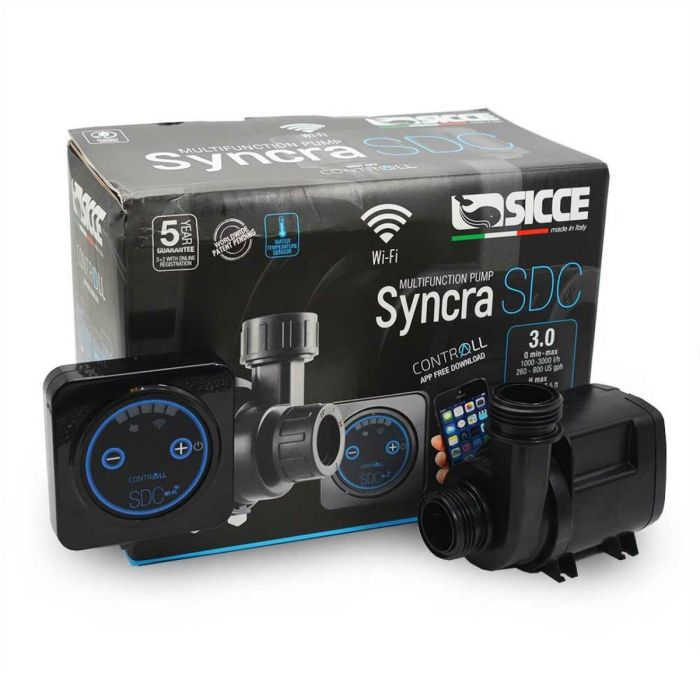 Sicce Syncra SDC 3.0 WIFI Return Pump (260 - 800 gph) - Apex Ready