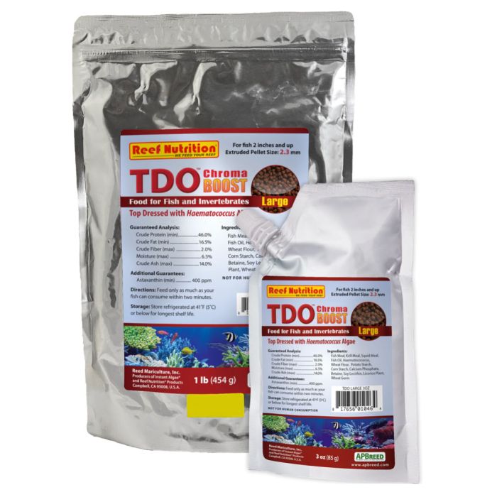 Reef Nutrition TDO Chroma Boost 3 oz & 1 lb