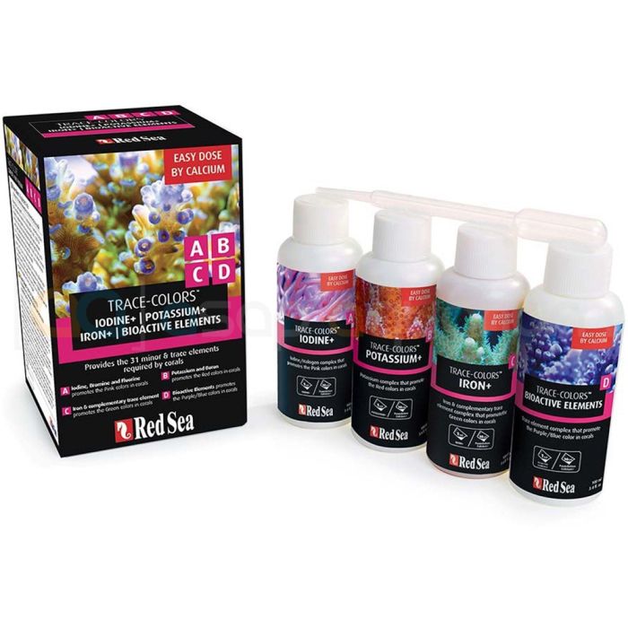 Red Sea Coral Colors ABCD 4 x 100 ml Supplement Pack