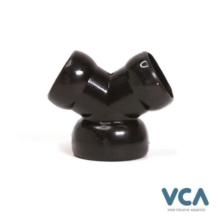 VCA Y Reducer – 1in modular hose to 3/4in Loc-Line adapter