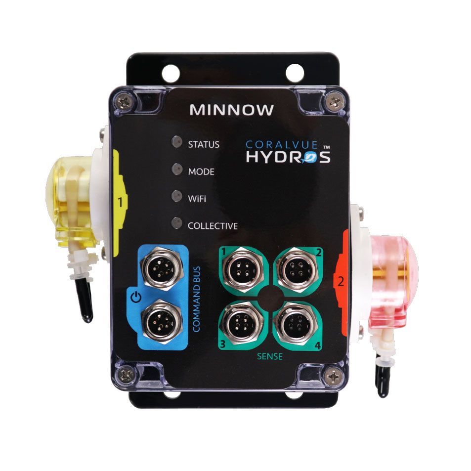 The Hydros Minnow: Revolutionizing Aquarium Control With Onboard Dosing Pumps