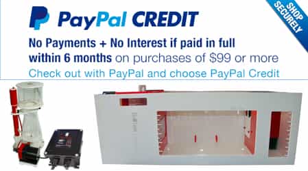 PayPal Interest Free Credit is Now Available at Aquarium Specialty